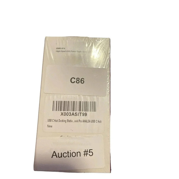 AHALEA USB C Hub Docking Station 4 n 1 For Windows And MacBook NIB - Picture 2 of 4